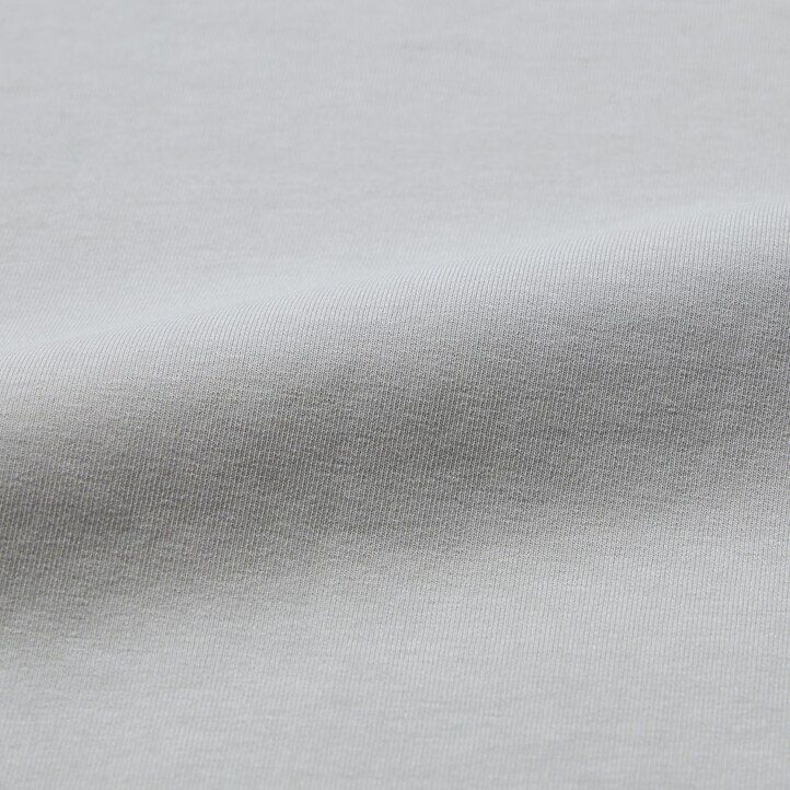 ljusgrå uniqlo dry stretch zipped herrtröja