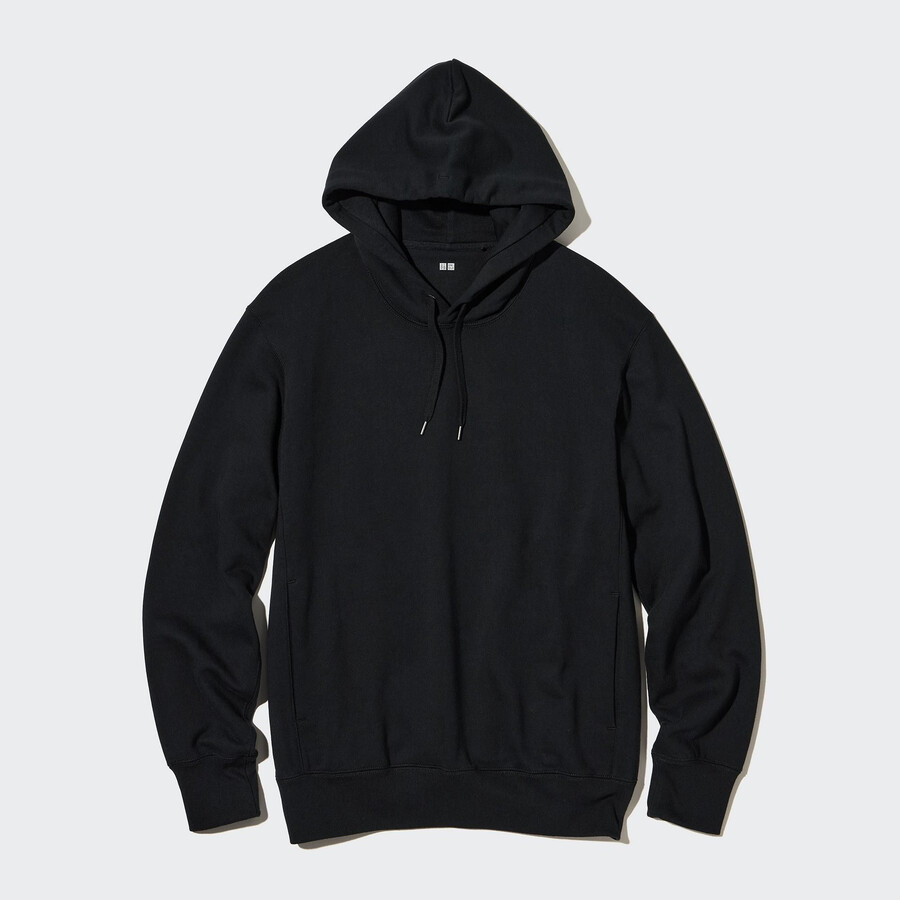 uniqlo sweat pullover herrluvtröja svart