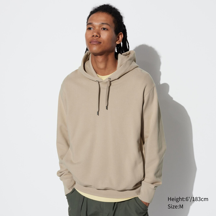 beige uniqlo pullover herrluvtröja
