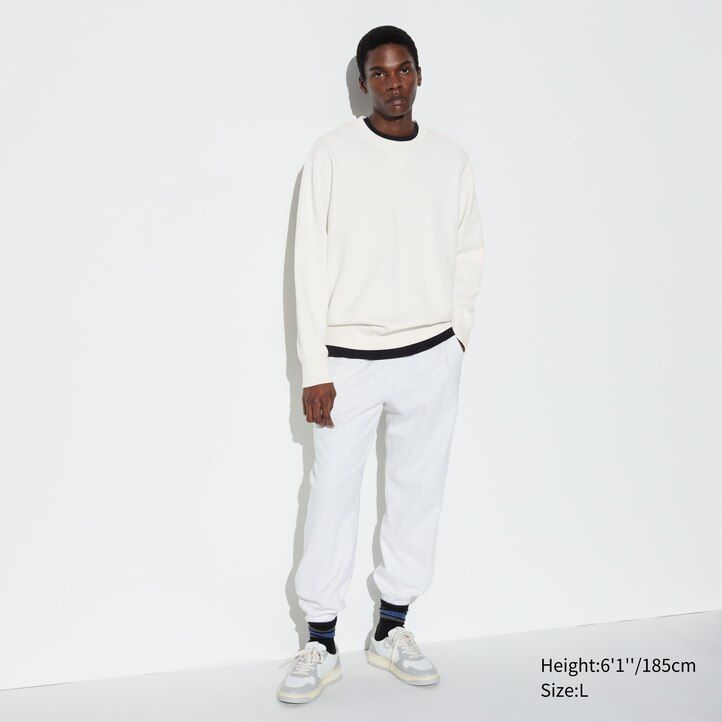 vit uniqlo herrtröja med huva