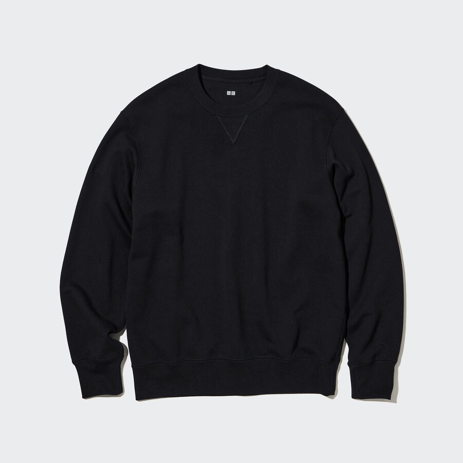 svart uniqlo herrtröja med huva