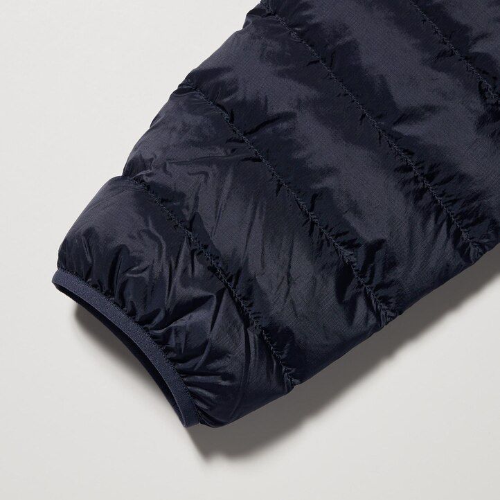 svarta uniqlo ultra light down 3d cut-jackor för män