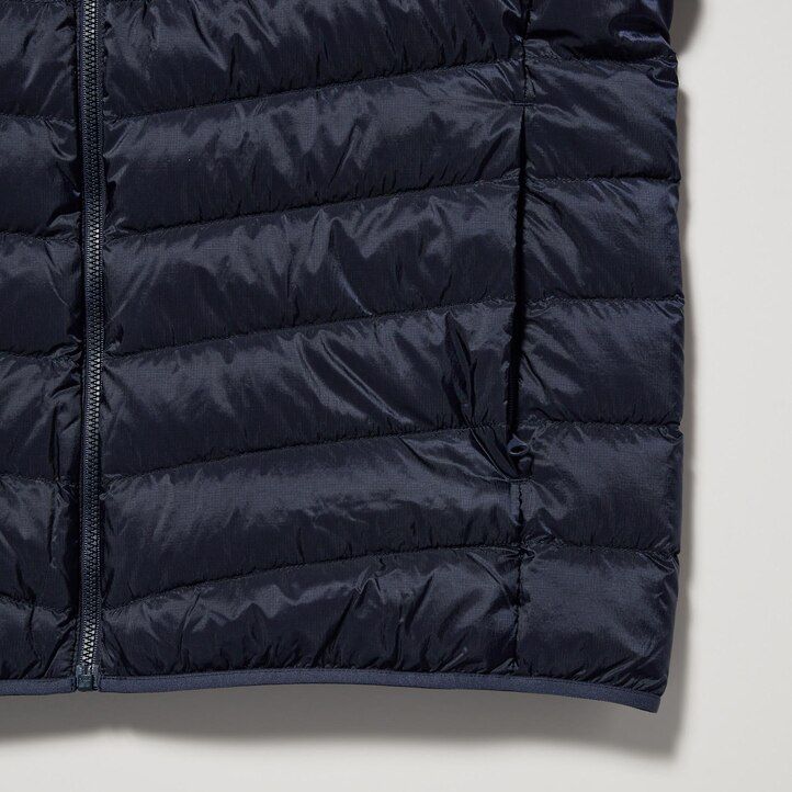 svarta uniqlo ultra light down 3d cut-jackor för män