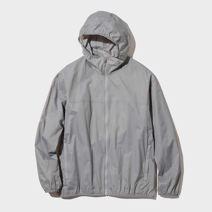 uniqlo uv-skyddande fickjackor för herrar orange