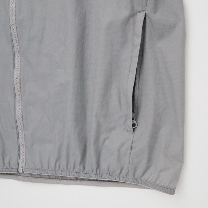 uniqlo uv-skyddande fickjackor för herrar orange