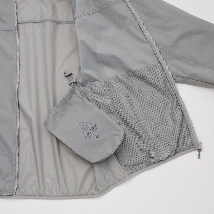 uniqlo uv-skyddande fickjackor för herrar orange