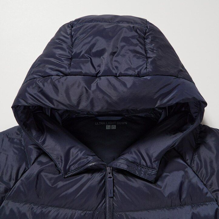 uniqlo ultra light dunjackor grå herr