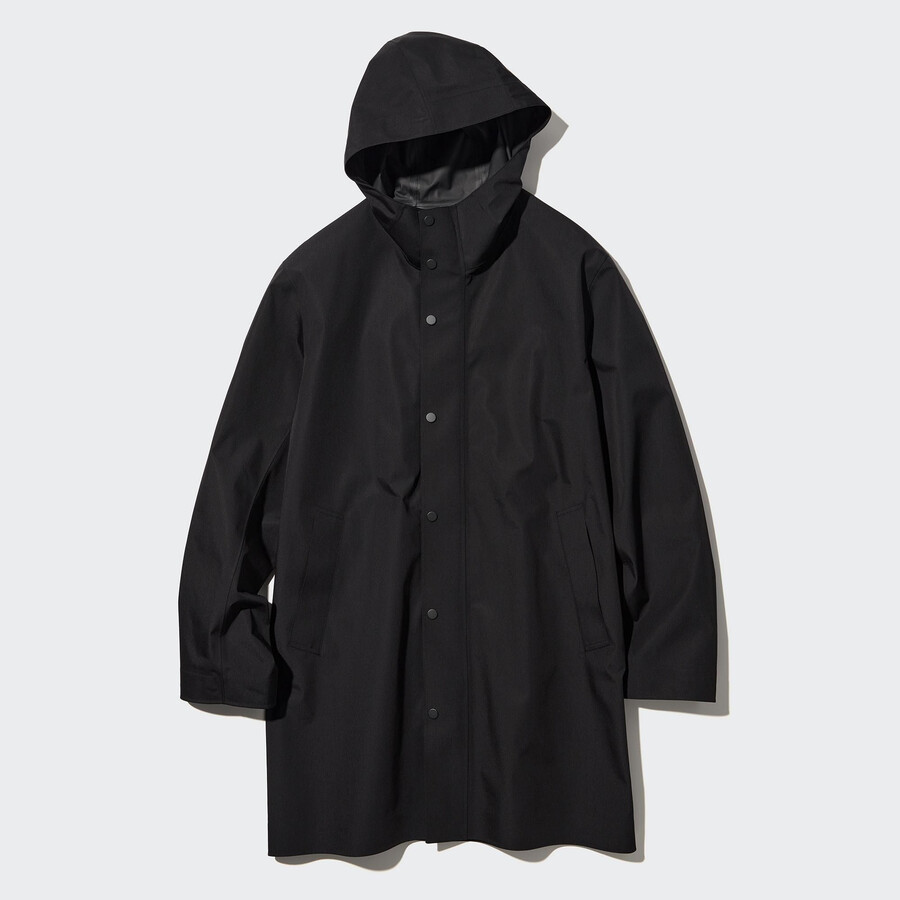 uniqlo blocktech herrjackor svarta