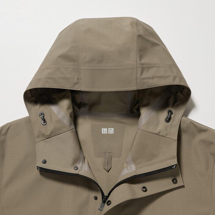 uniqlo blocktech herrjackor svarta