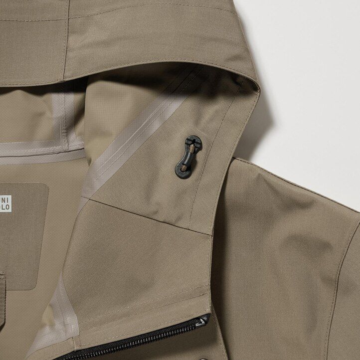 uniqlo blocktech herrjackor svarta