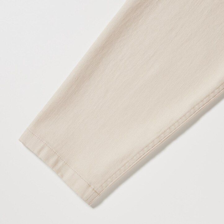 vita uniqlo denimjackor för män