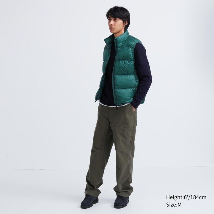 uniqlo ultra light dunjackor röda herr