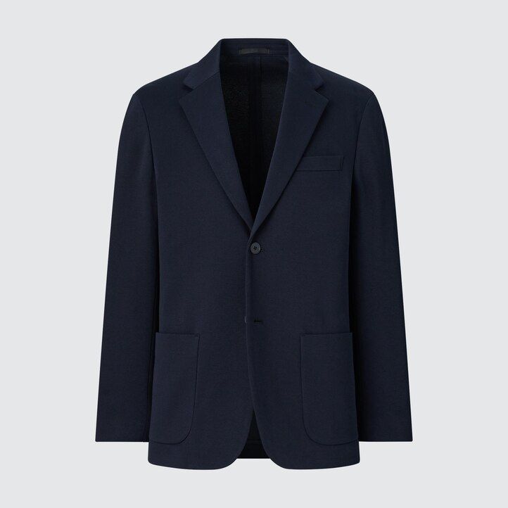 mörkgrå uniqlo comfort jackor för män