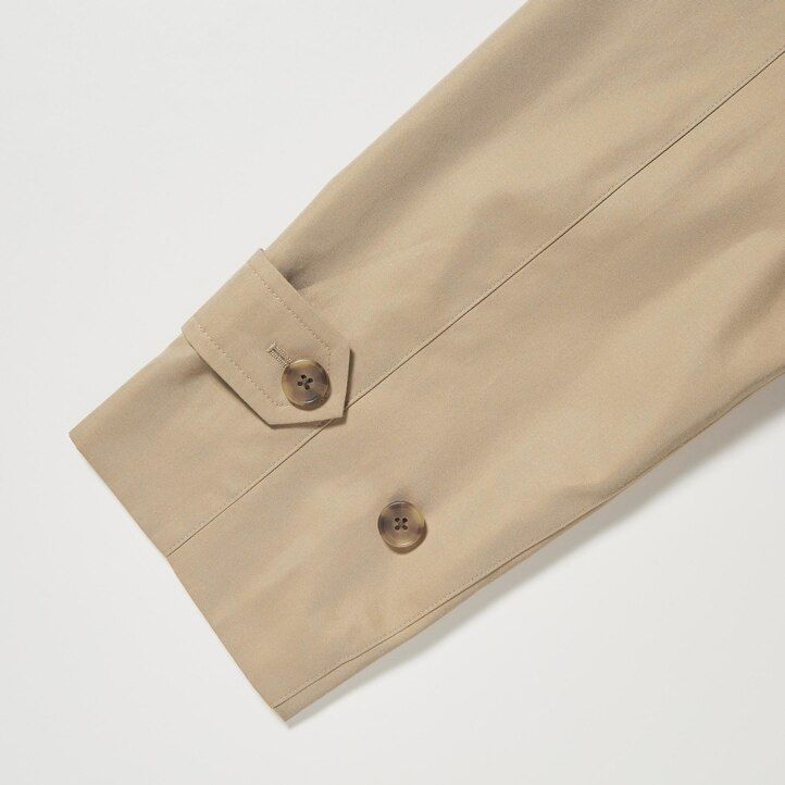 marinblå uniqlo trenchjackor för män