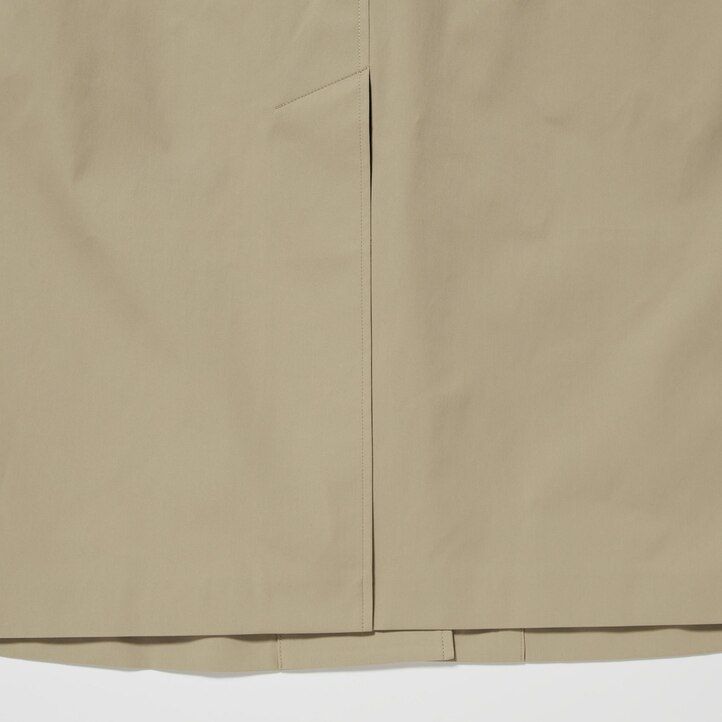 beige uniqlo two way enkelknäppta herrjackor