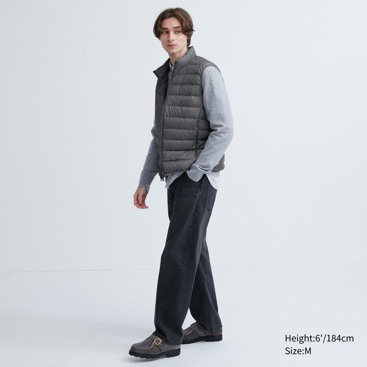 uniqlo ultra light down quilted herrjackor olivgrön