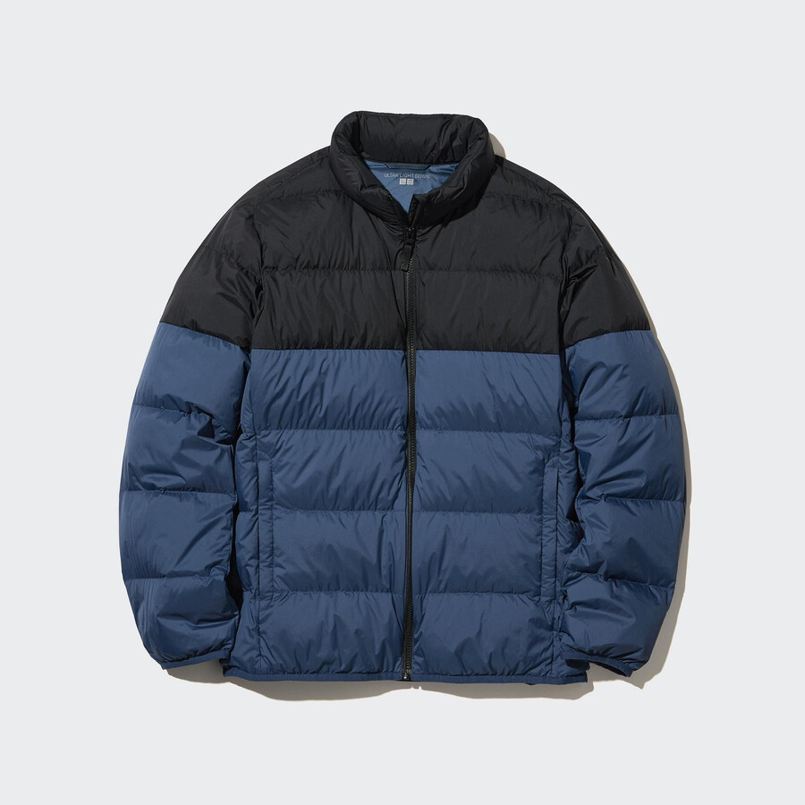 uniqlo ultra light down 3d cut jackor för män blå