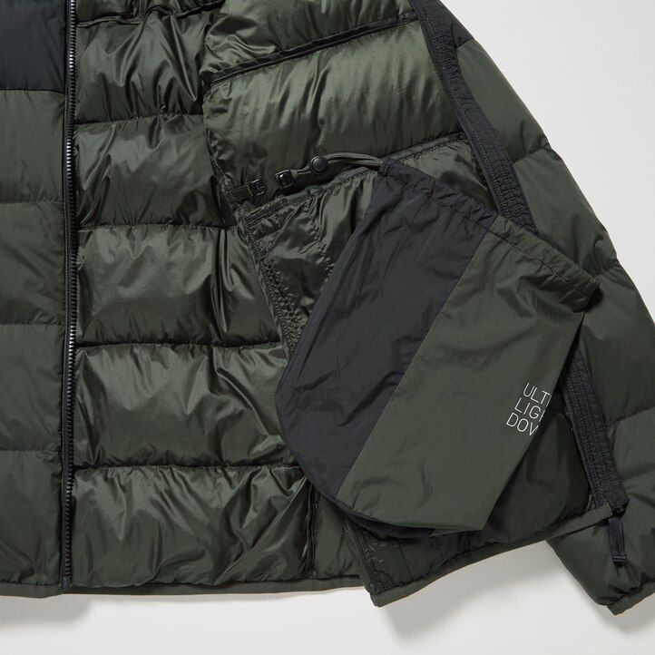 uniqlo ultra light down 3d cut jackor för män blå