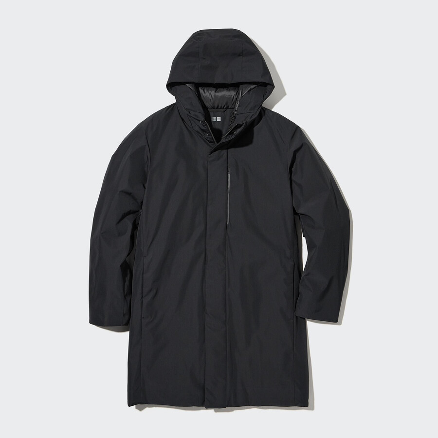 uniqlo hybrid dunjackor svarta herr