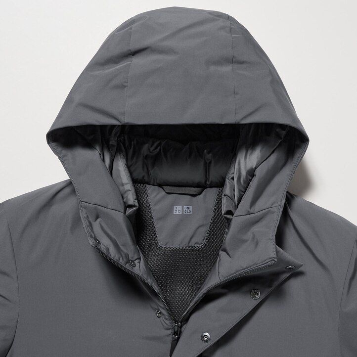 uniqlo hybrid dunjackor svarta herr