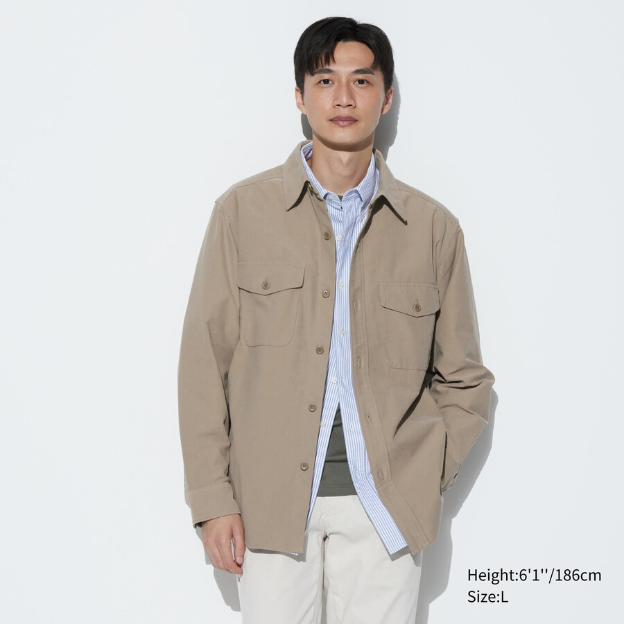 uniqlo jerseyjackor beige för män