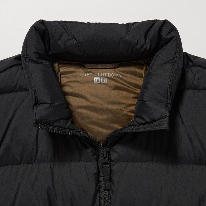 bruna uniqlo ultra light down 3d cut-jackor för män