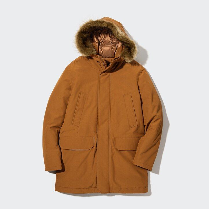 uniqlo ultra warm hybrid dunjackor svarta herr