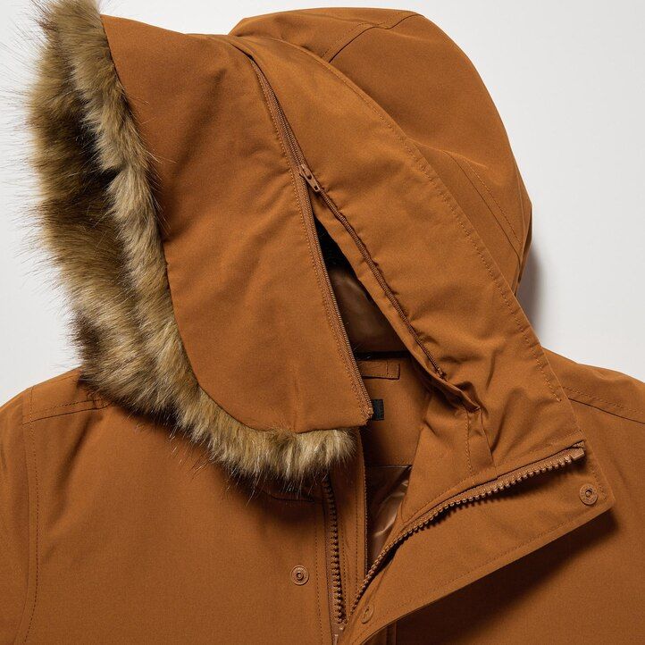 uniqlo ultra warm hybrid dunjackor svarta herr