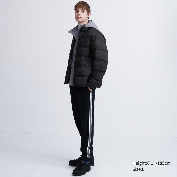 gröna uniqlo ultra light down 3d cut herrjackor