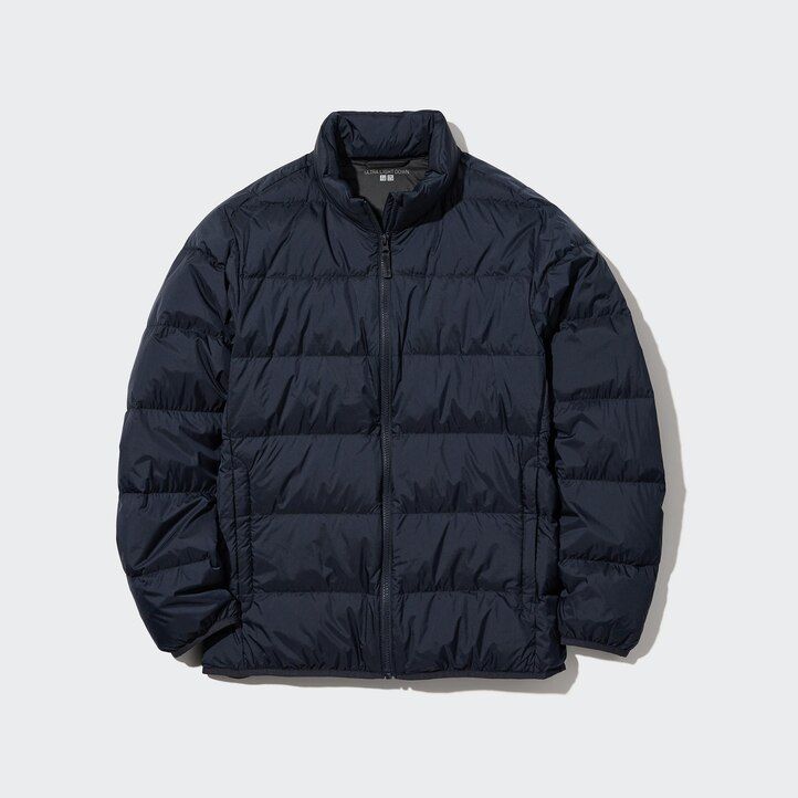 gröna uniqlo ultra light down 3d cut herrjackor