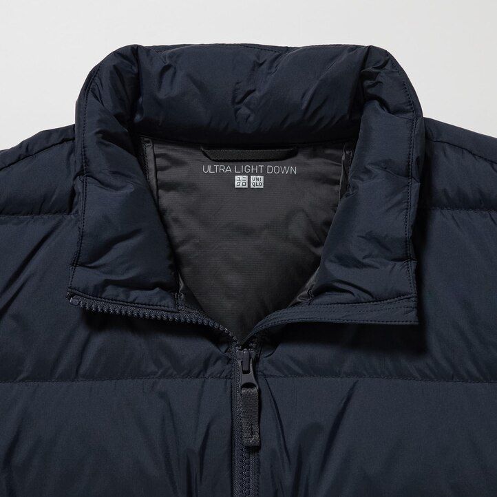 gröna uniqlo ultra light down 3d cut herrjackor