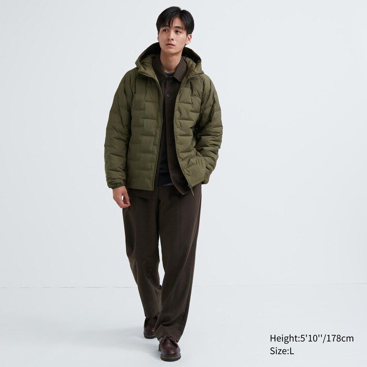 vita uniqlo varma vadderade jackor herr