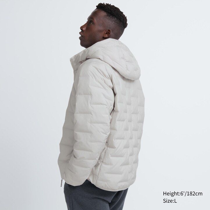 vita uniqlo varma vadderade jackor herr