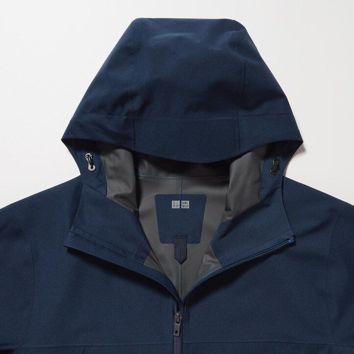 olivgrön uniqlo blocktech 3d cut herrjackor