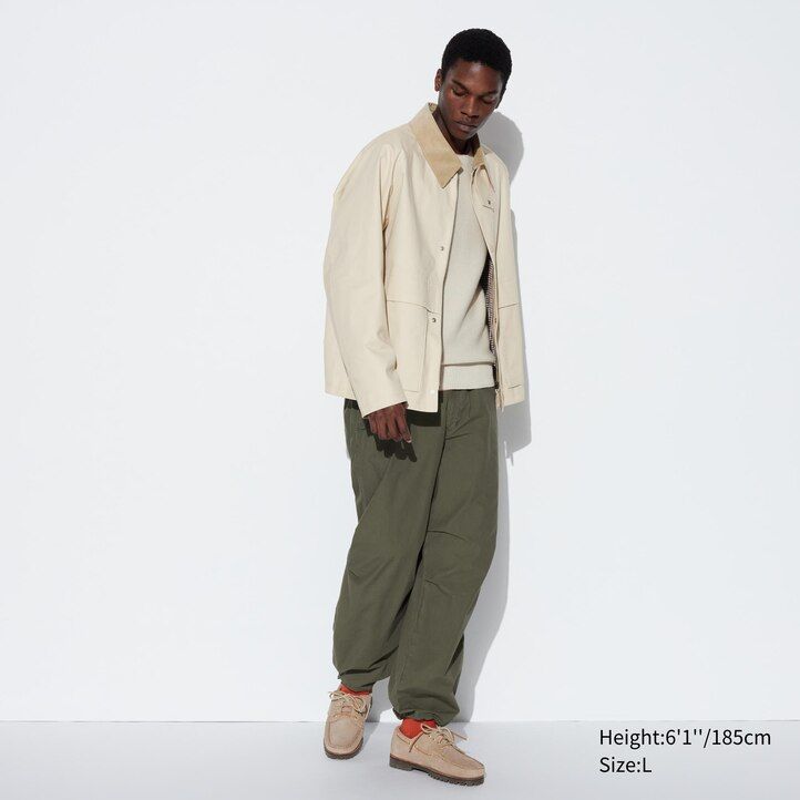 uniqlo utility blousonjackor svarta herr