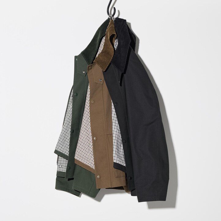uniqlo utility blousonjackor svarta herr