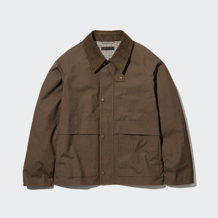 uniqlo utility blousonjackor svarta herr