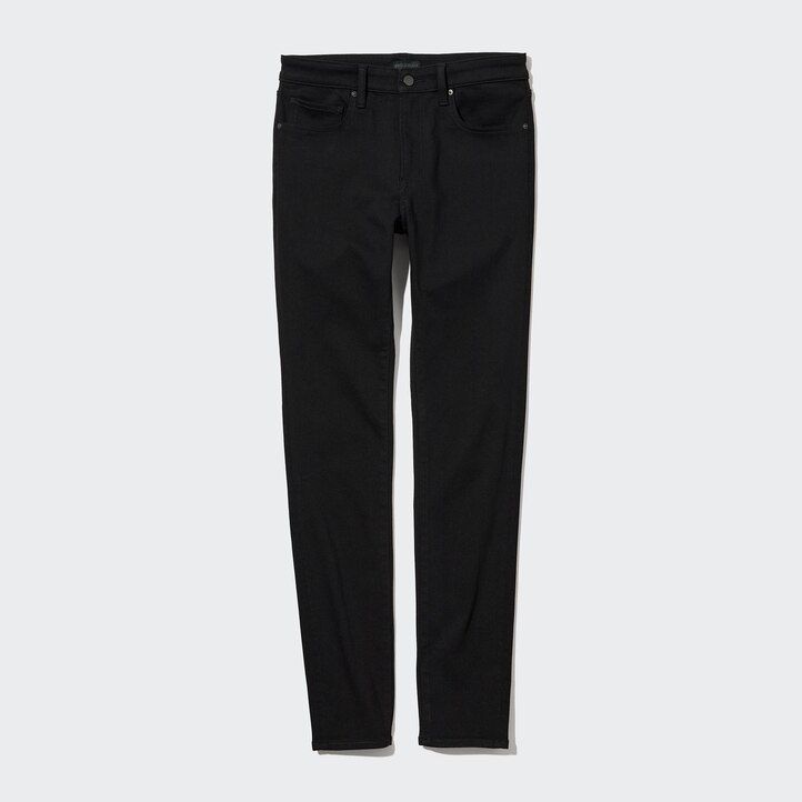 blå uniqlo ultra stretch skinny fit herrjeans