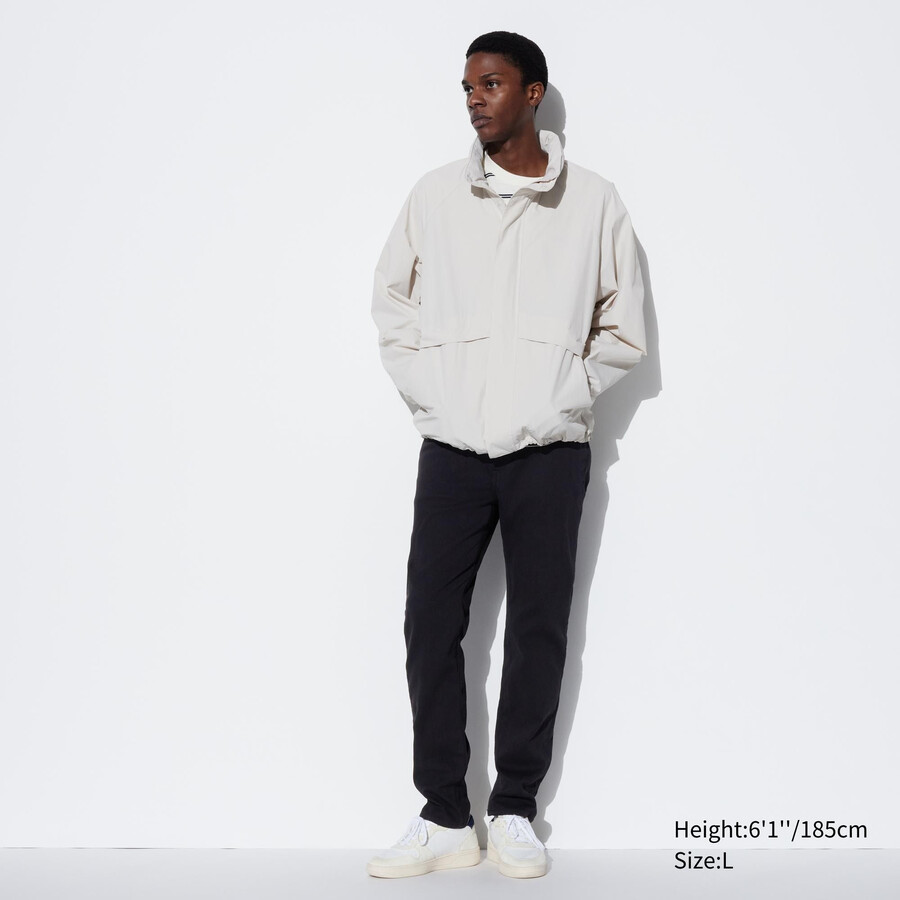 uniqlo ezy ultra stretch herrjeans svarta