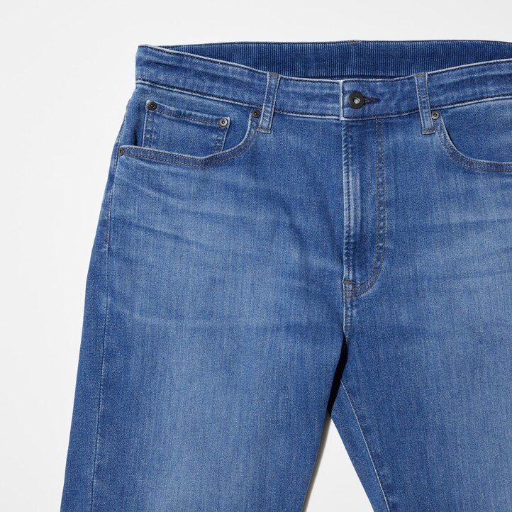 uniqlo ezy ultra stretch herrjeans svarta