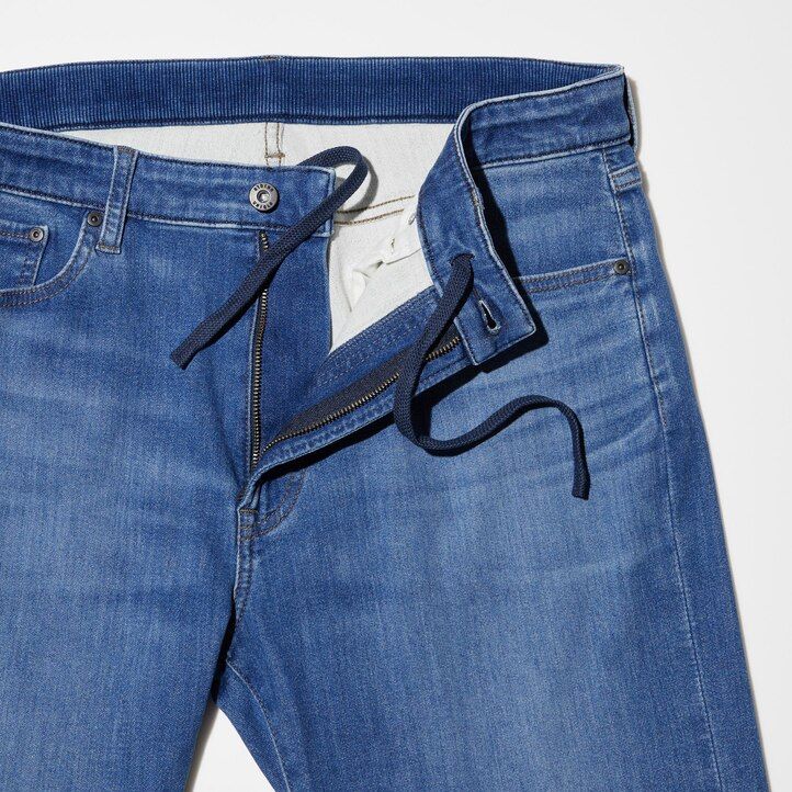 uniqlo ezy ultra stretch herrjeans svarta