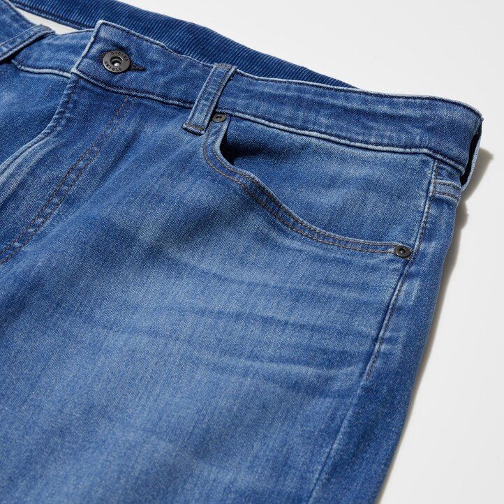 uniqlo ezy ultra stretch herrjeans svarta