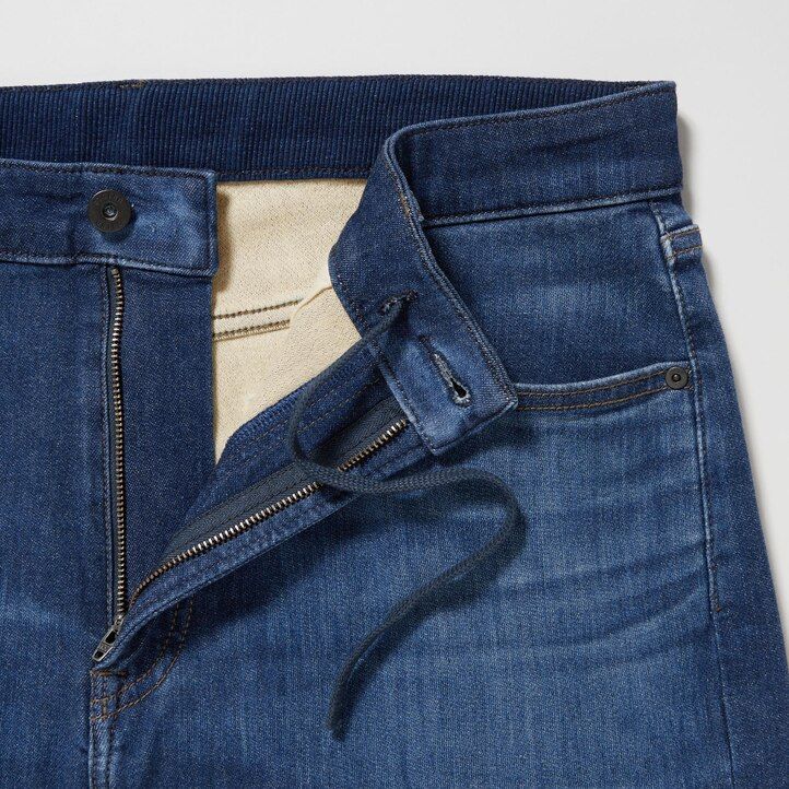 uniqlo ezy ultra stretch soft herrjeans svarta