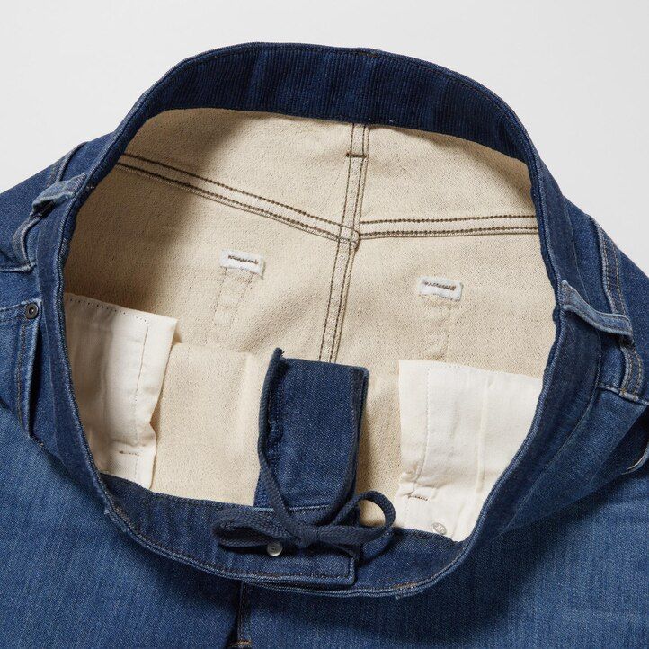 uniqlo ezy ultra stretch soft herrjeans svarta