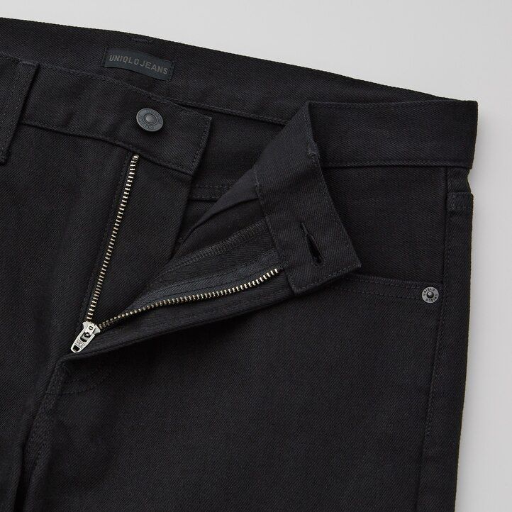 uniqlo selvedge stretch slim fit säsongen 2021 herrjeans marinblå