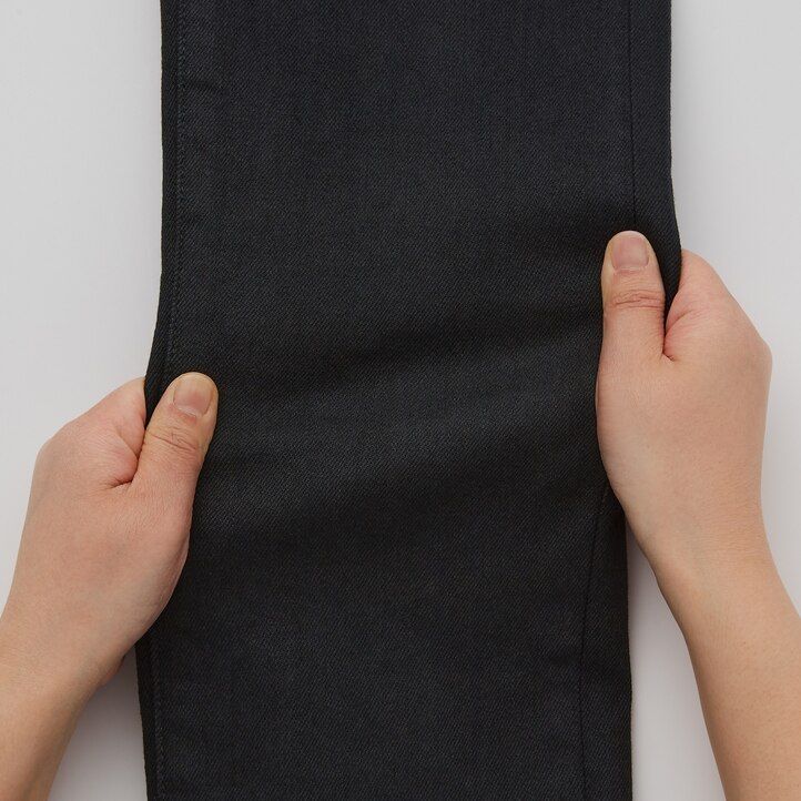 uniqlo selvedge stretch slim fit säsongen 2021 herrjeans marinblå