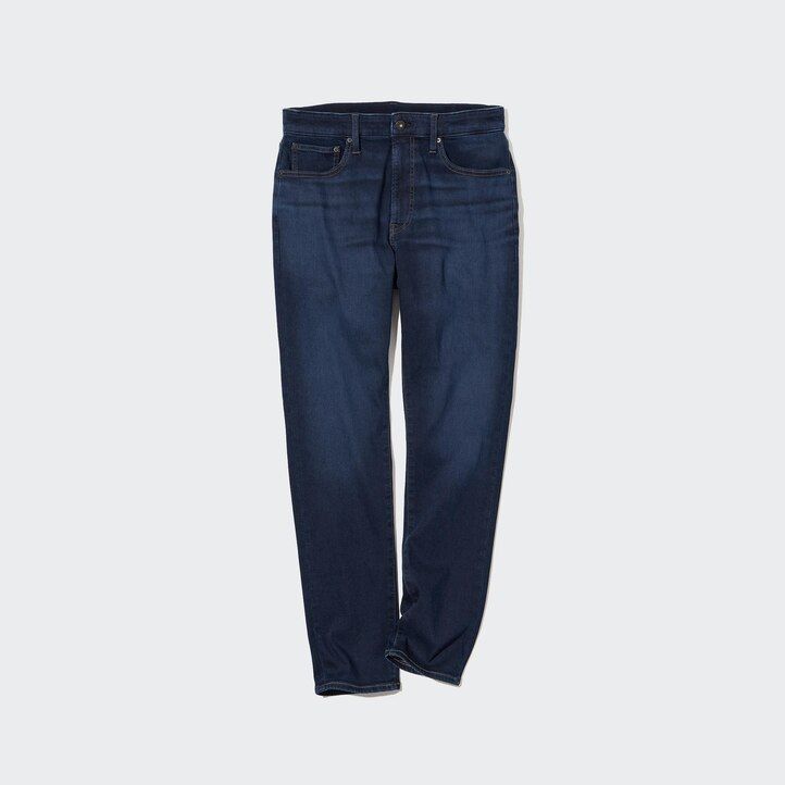 herr uniqlo ezy ultra stretch slim fit jeans blå