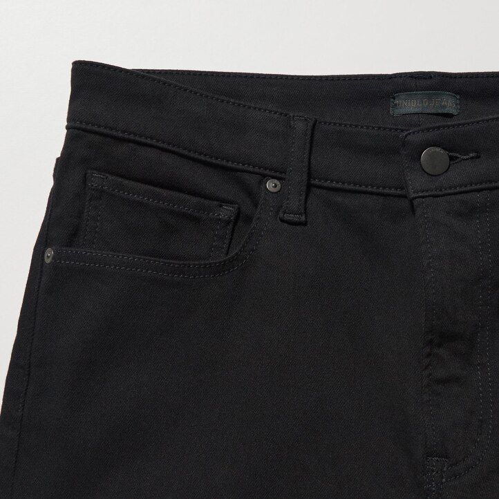 uniqlo ultra stretch skinny fit herrjeans svarta