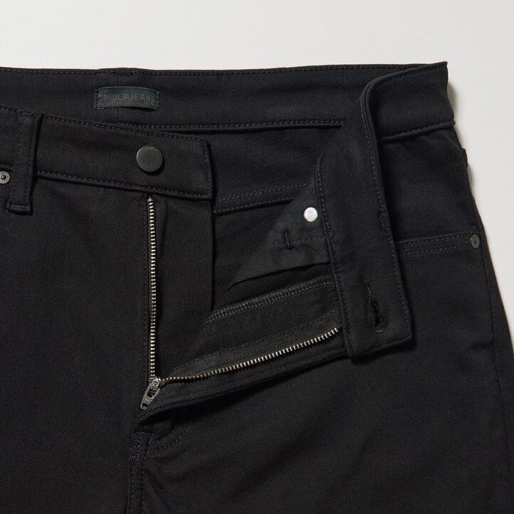 uniqlo ultra stretch skinny fit herrjeans svarta