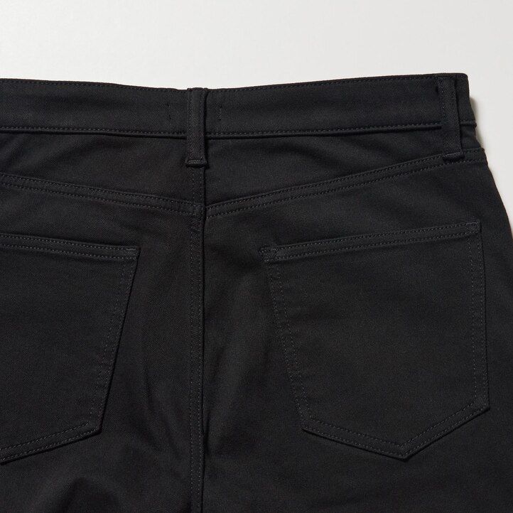 uniqlo ultra stretch skinny fit herrjeans svarta